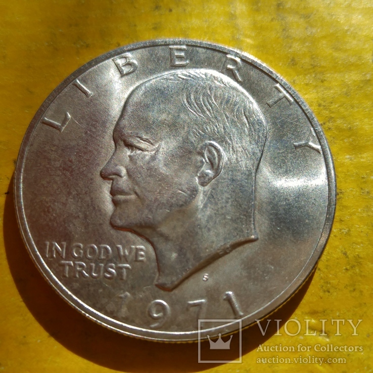 США 1 доллар 1971 S серебро