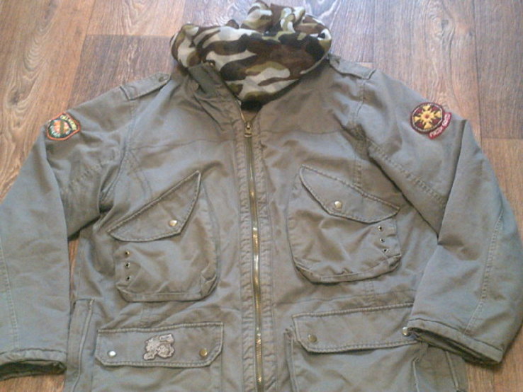 Fresh Oklahoma - куртка штурмовка с бафом камуфляж, фото №3
