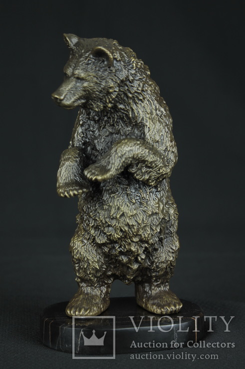 Медведь, бронза, фото №2
