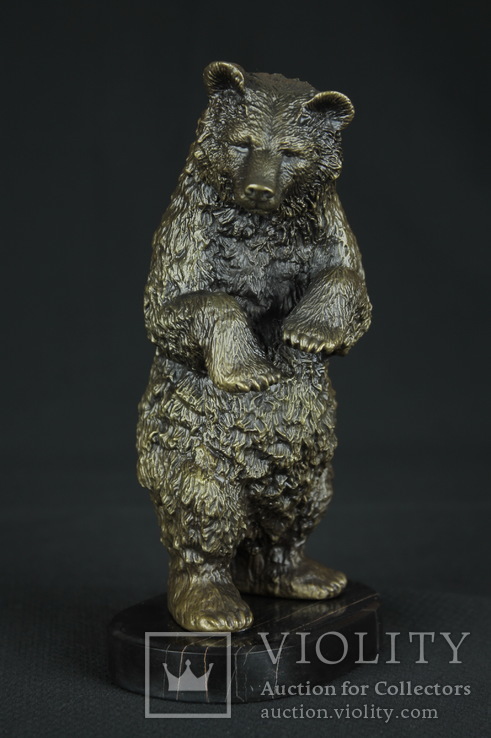 Медведь, бронза, фото №7
