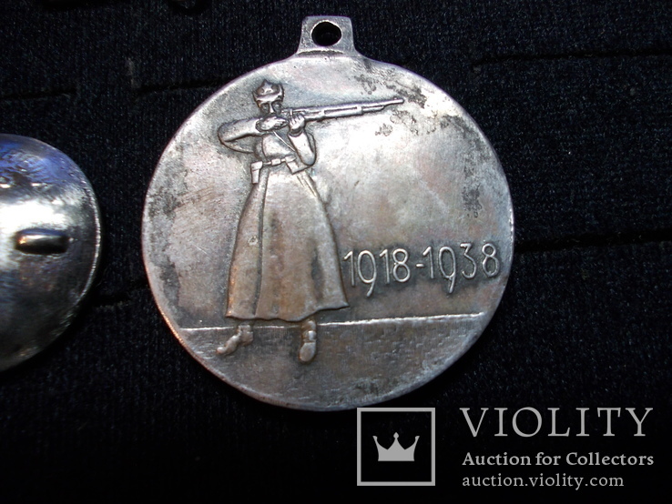 Медаль 20 лет ркка серебро  копия, фото №3