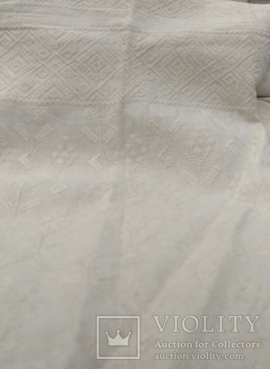 Сорочка Черниговская старинная вышивка(геометрическая) на полотне., фото №5