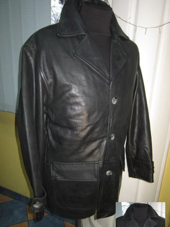 Утеплённая кожаная мужская куртка Theo Wormland. Германия. Лот 777, фото №4