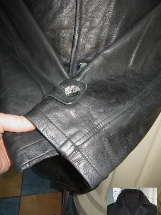 Утеплённая кожаная мужская куртка Theo Wormland. Германия. Лот 777, numer zdjęcia 6