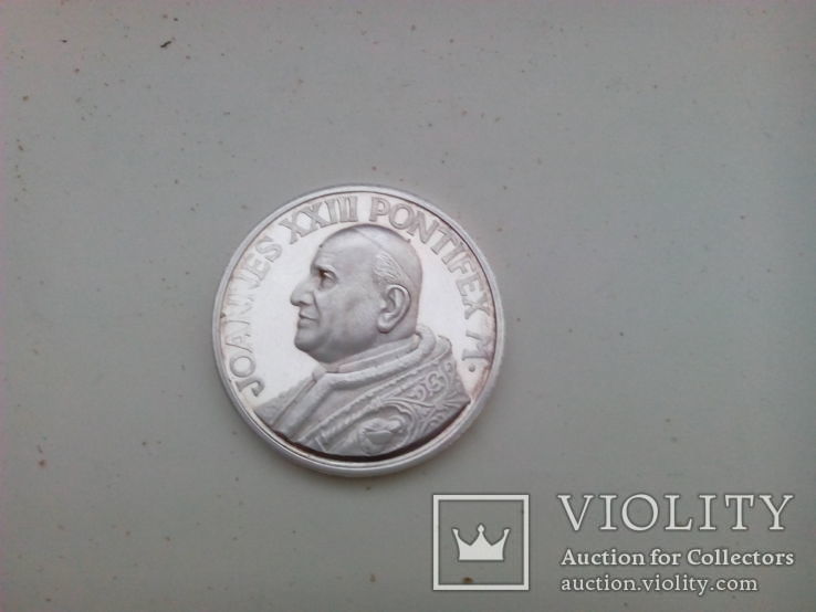  Медаль Папа Римский John Joannes XXIII, фото №2