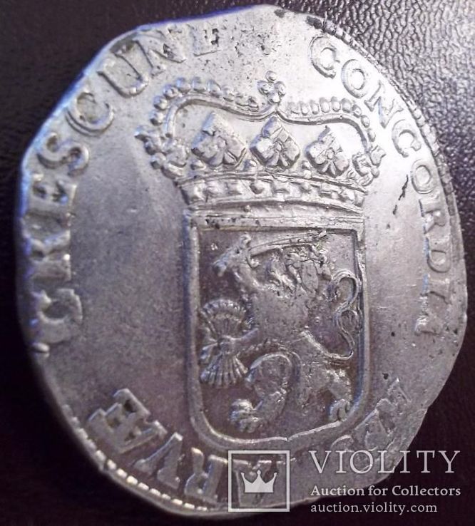 Срібний дукат 1690 р. Утрехт Нідерланди, фото №10