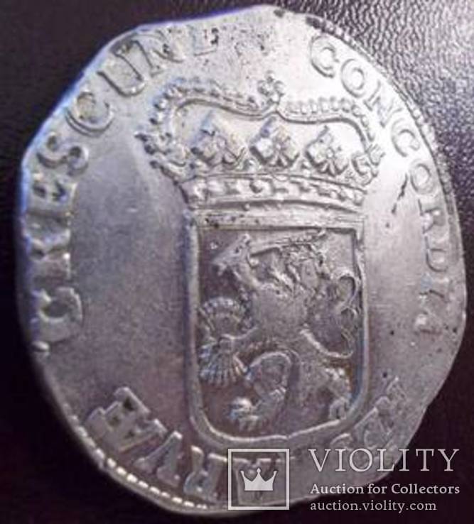 Срібний дукат 1690 р. Утрехт Нідерланди, фото №11