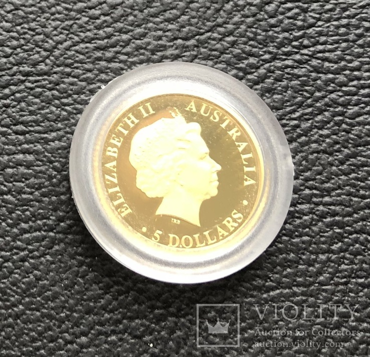 5 $ 2011 Тасманский дьявол. Австралия. Золото., фото №6