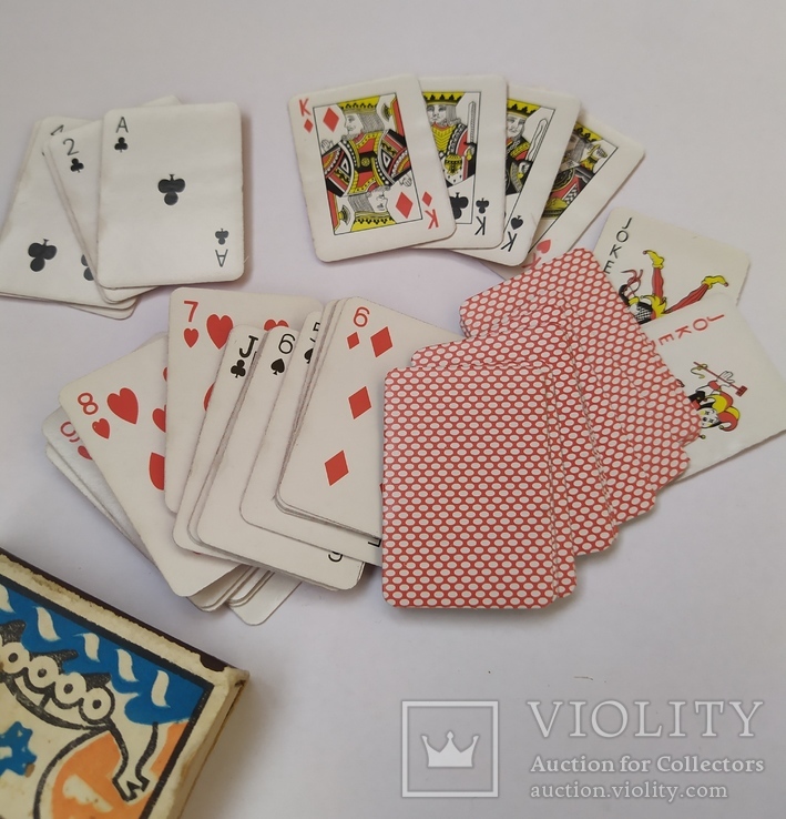 Коллекционные игральные карты, мини 52+2 листа, фото №5