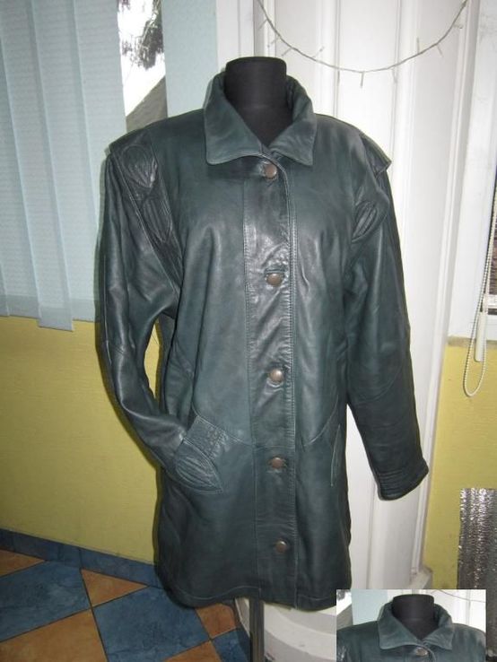 Стильная женская кожаная куртка GAZELLI. Италия. Лот 780, фото №2