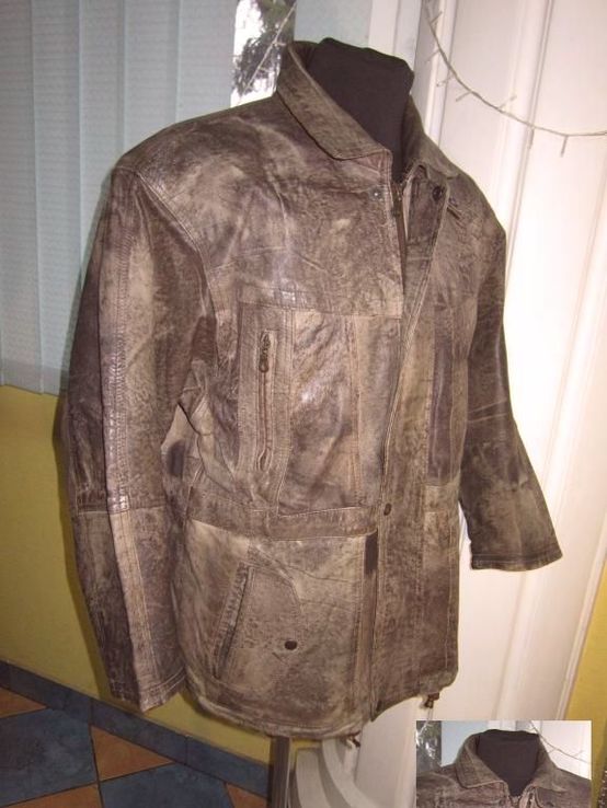 Большая кожаная мужская куртка. Турция. Лот 781, photo number 3