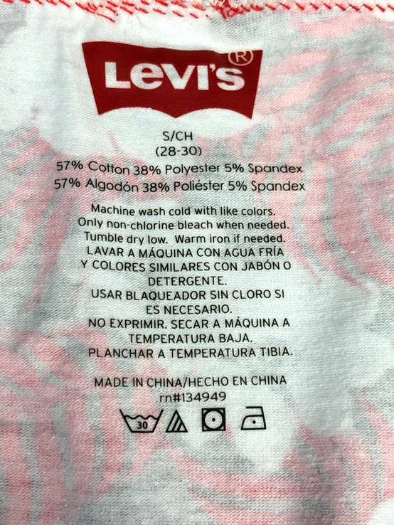 Бельё (трусы) Levi's размер S, photo number 6