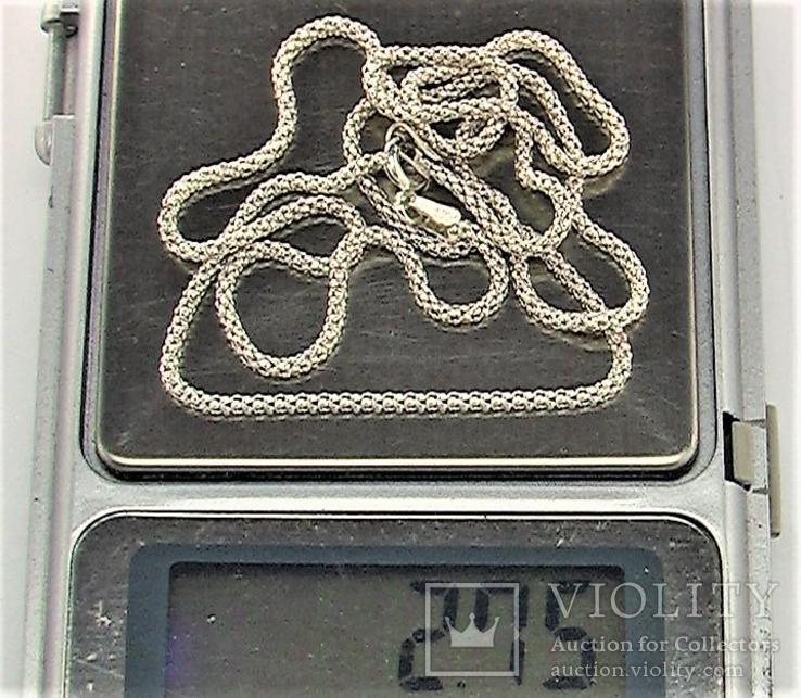 Цепочка серебро 925 проба 2,75 грамма длина 49,5 см., фото №6