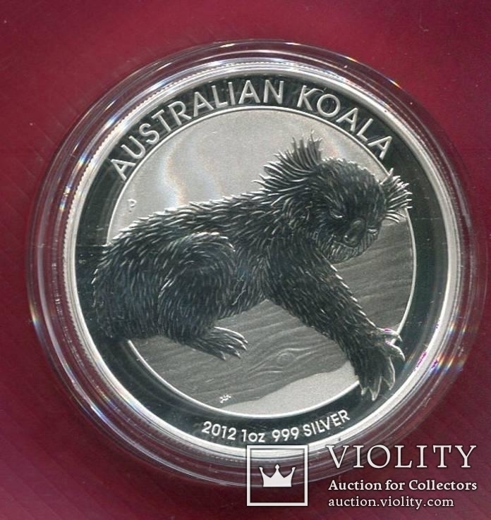 Австралия 1 доллар 2012 Коала пруф, фото №2