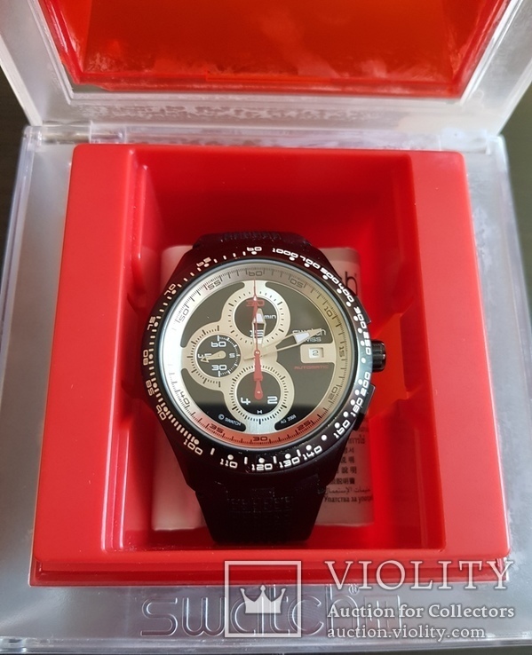 Swatch Right Track Automatic Chronograph Watch SVGB400, фото №2