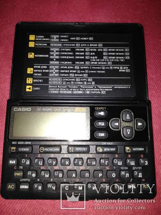 Электронная записная книжка Casio 490, фото №3