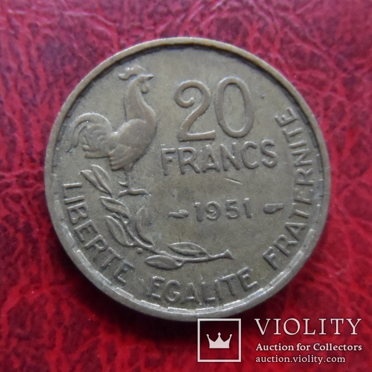 20 франков 1951 Франция (7.3.9)~