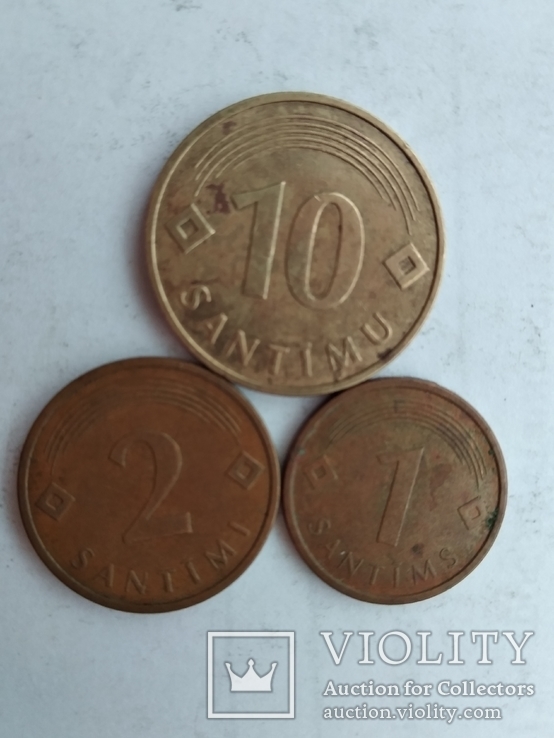 Монеты Латвии.