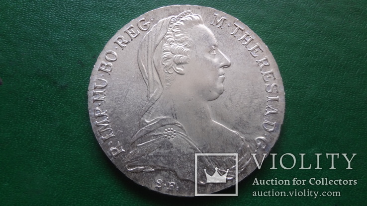 Талер Мария Терезия 1780 серебро (2.5.16)~, фото №4