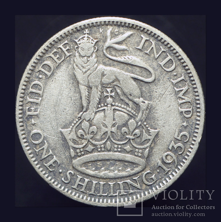 Великобритания шиллинг 1935 серебро