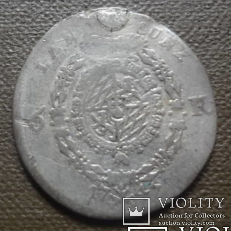 Бавария 6 крейцеров 1747 серебро (7,6,6)~, фото №3