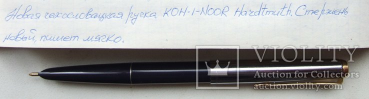 Новая шариковая ручка "Koh-I-Noor- 5856". ЧССР. Стержень новый., фото №12