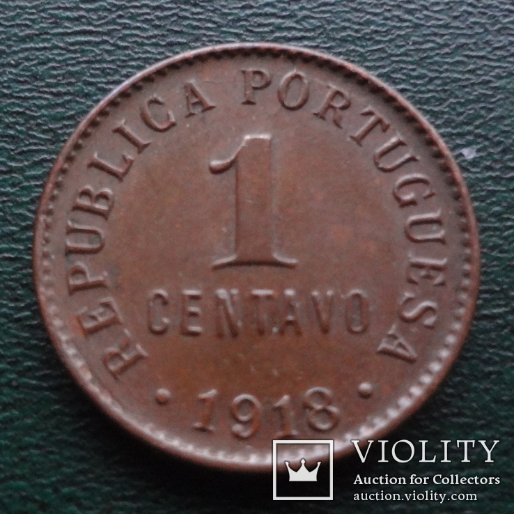 1  сентаво 1918   Португалия  (Й.10.9)~, фото №2