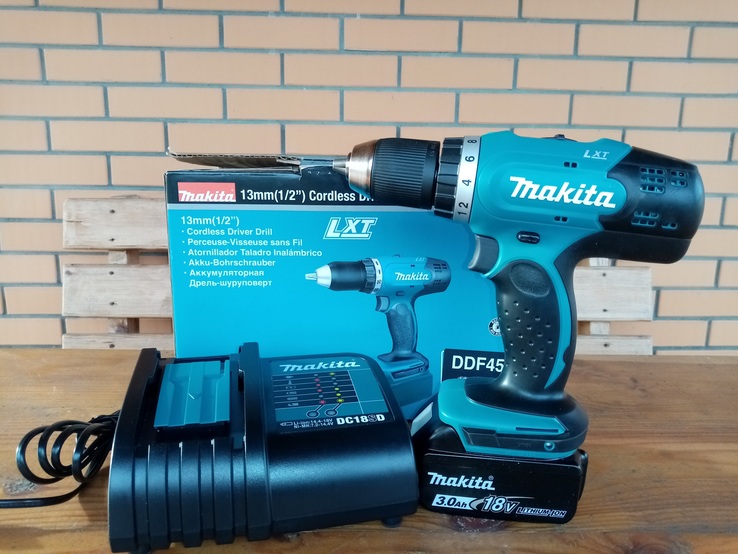 Дрель-шуруповерт Makita DDF453SFX7 нова оригінал., фото №2