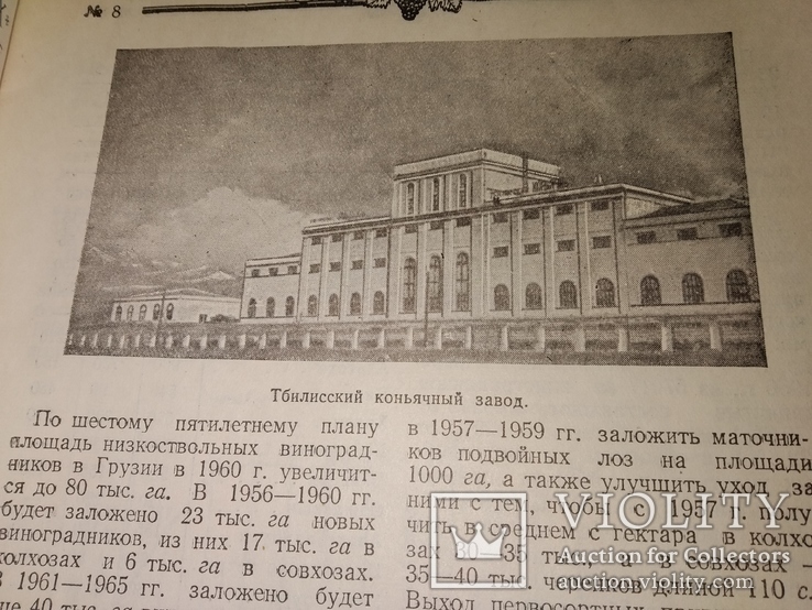 1957 Виноделие и Виноградарство СССР 7 шт вино коньяк шампанское виноград, фото №5