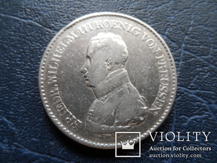 Талер 1818  Пруссия   серебро    ($5.7.8)~, фото №3