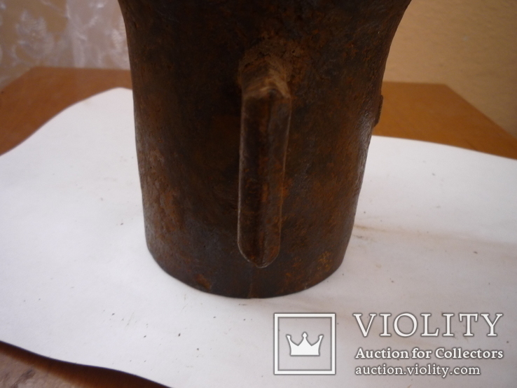 Старая австро венгерска ступка с пестиком №4, фото №7