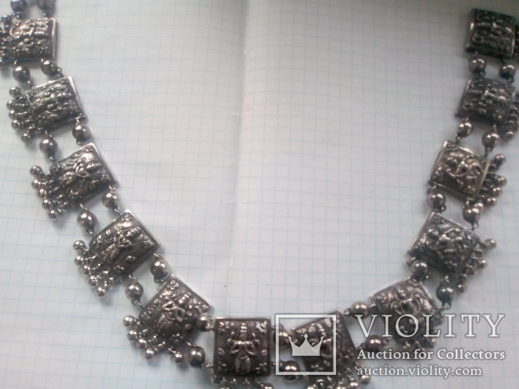 Ожерелье серебро, фото №2