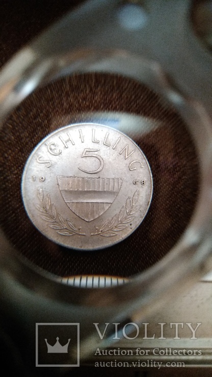 5 шиллингов 1968 года. Серебро. (2602Е4), фото №5