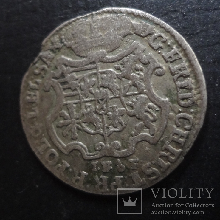 1/2  талера 1763  Саксония   серебро    ($4.1.4)~, фото №3