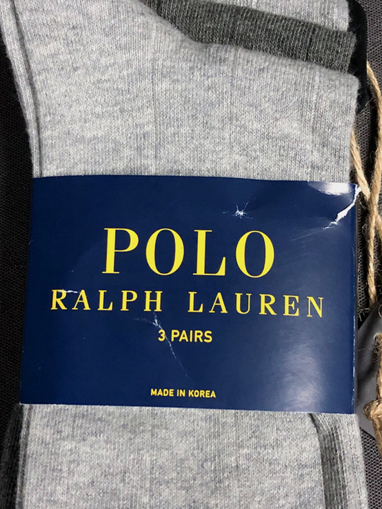 Носки Набор (3шт.) Polo Ralph Lauren размер 10-13, фото №3