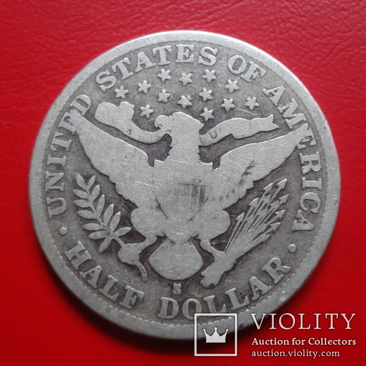 Пол доллара 50 центов 1907 США   серебро   (G.3.1)~, фото №2