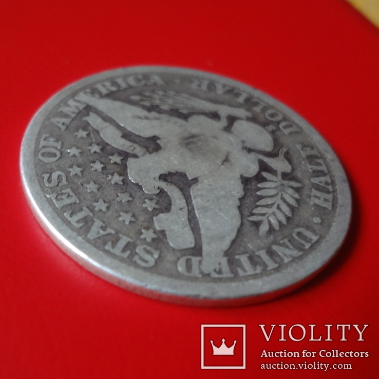 Пол доллара 50 центов 1907 США   серебро   (G.3.1)~, фото №6