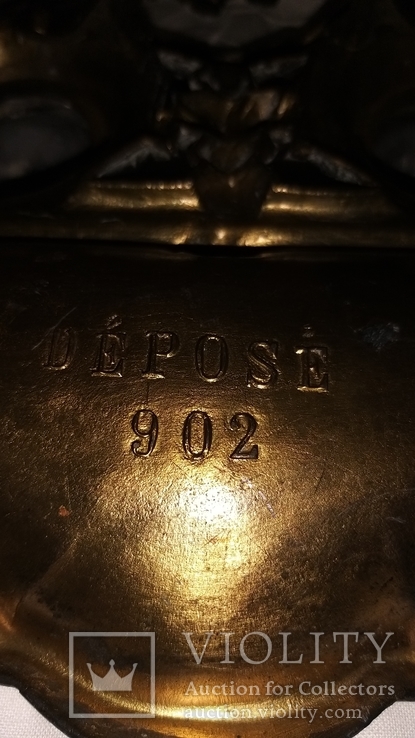 Чернильница старинная, клеймо DEPOS 902, фото №7