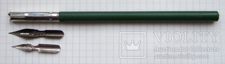 Новая ручка - держатель для перьев - макалок с новыми перьями № 11 и № 23., фото №4