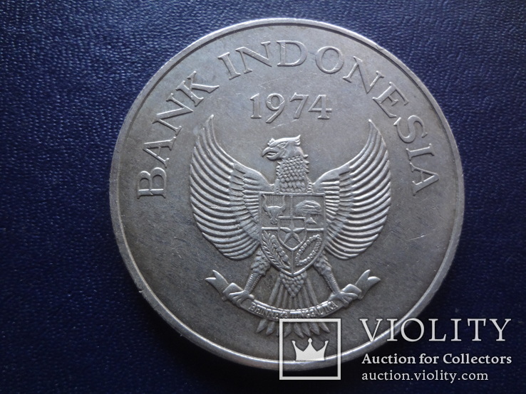 5000  рупий 1974  Индонезия  серебро  (1.3.2) ~, фото №4