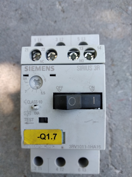 Автоматический выключатель Siemens, фото №2