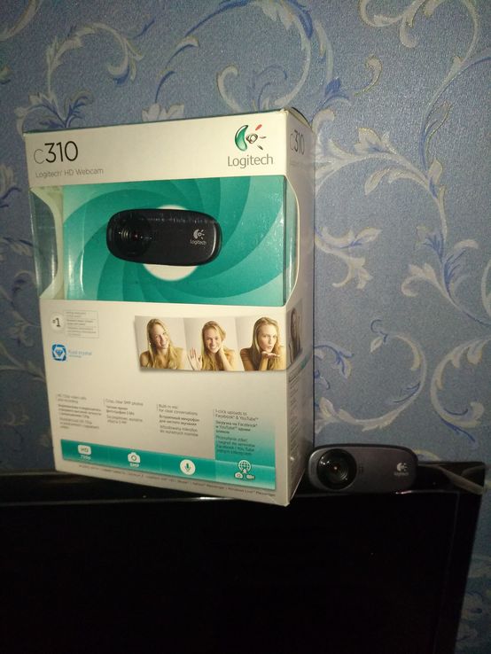 Вебкамера Logitech C310 HD 720P. Новая в коробке, рабочая, фото №4