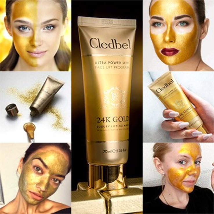 Cledbel 24k gold - маска-пленка с лифтинг-эффектом, numer zdjęcia 2