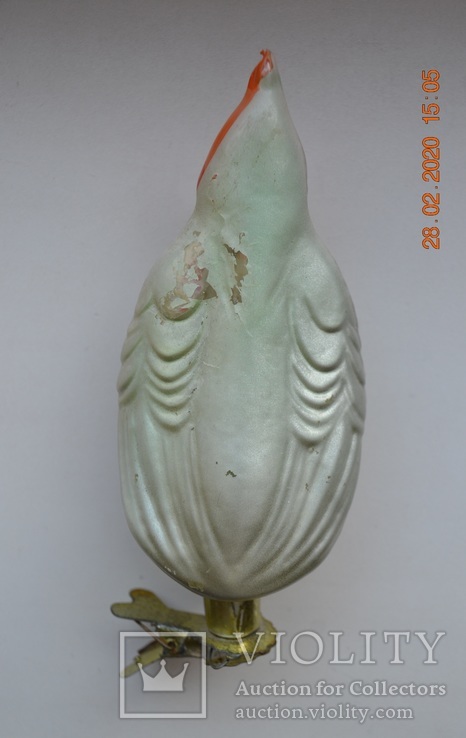 Ёлочная игрушка на прищепке ‘‘ Царевна- Лебедь ’’ из сказки. Из набора. Высота 12 см., фото №6