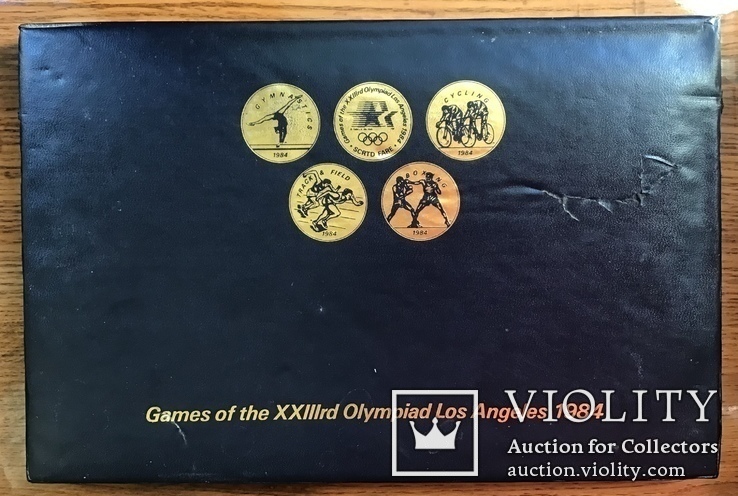 Комплект жетонів ( Олімпіада  в Лос - Анджелесі 1984 р. )., фото №6