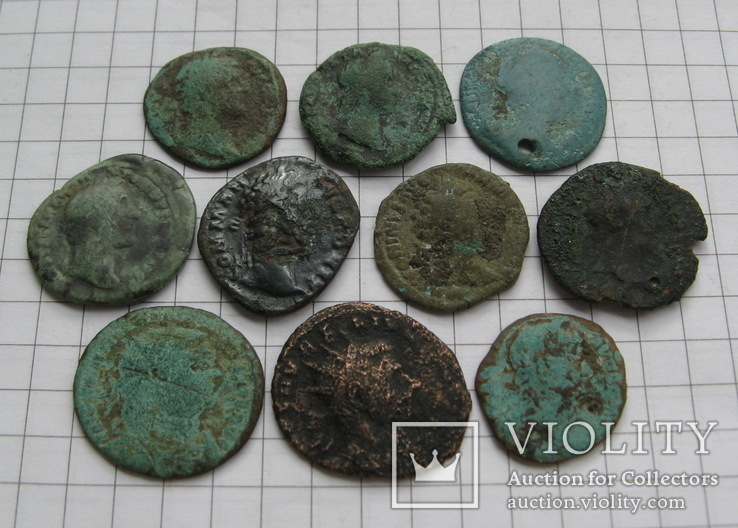 Монеты Римской Империи, 10 штук., фото №4