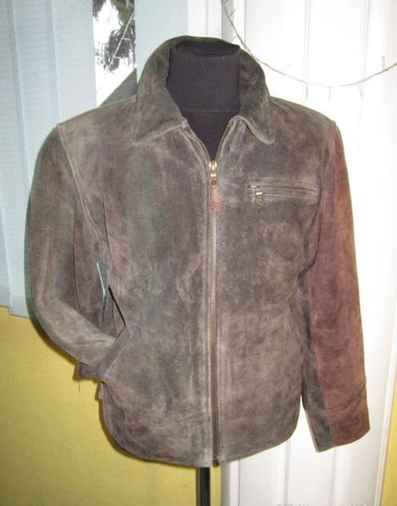Утеплённая кожаная мужская куртка DAVID MOORE. Германия. Лот 782, фото №3
