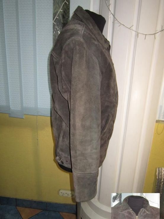 Утеплённая кожаная мужская куртка DAVID MOORE. Германия. Лот 782, фото №7
