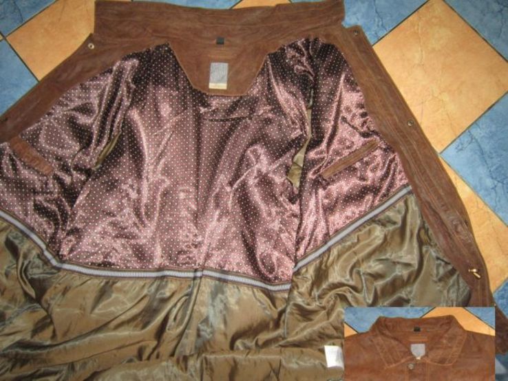 Большая утеплённая кожаная мужская куртка MAN'S WORLD.  Лот 784, фото №3