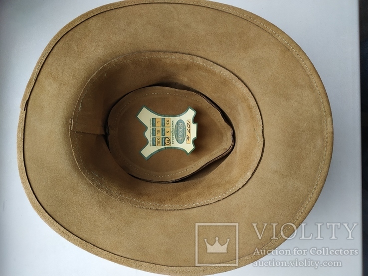 Новая кожаная шляпа Rouge Южная Африка р.56-57, фото №9